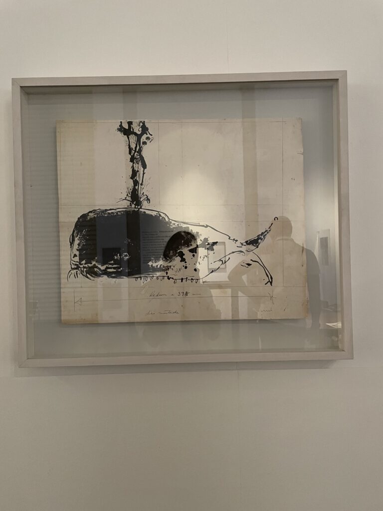 Obra del Movimiento Artístico El Techo de la Ballena, expuesta en la Galería de Arte Nacional.